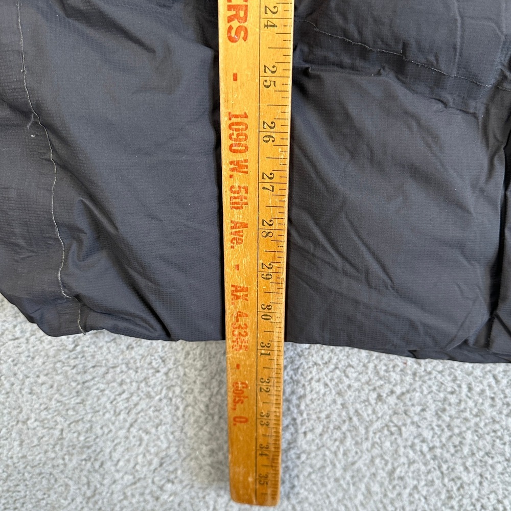 Sierra Designs Jacket Duck Down Mens XL Black Full Zip Hoodie Pocket Windbreaker - Picture 7 of 8